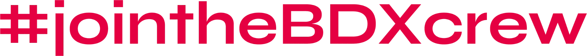 #jointheBDXcrew Logo preview